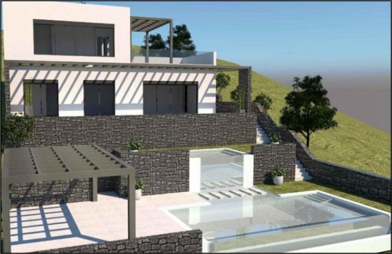 Kavousi Kreta, Tholos: Grundstück mit Baugenehmigung und herrlichem Meerblick zu verkaufen Grundstück kaufen